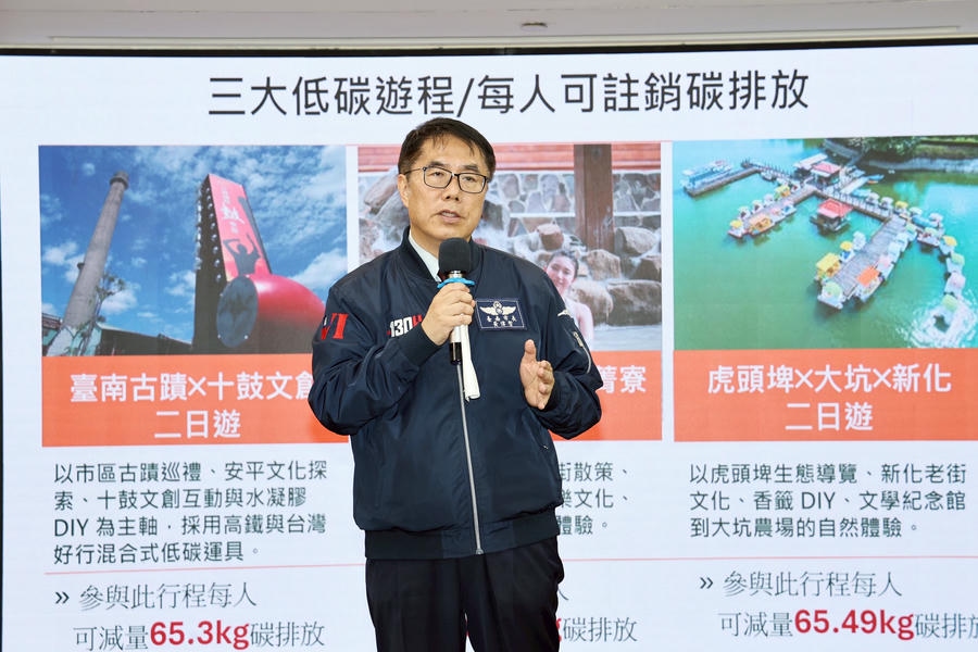 台南推出三大減碳遊程　開啟永續旅遊新里程