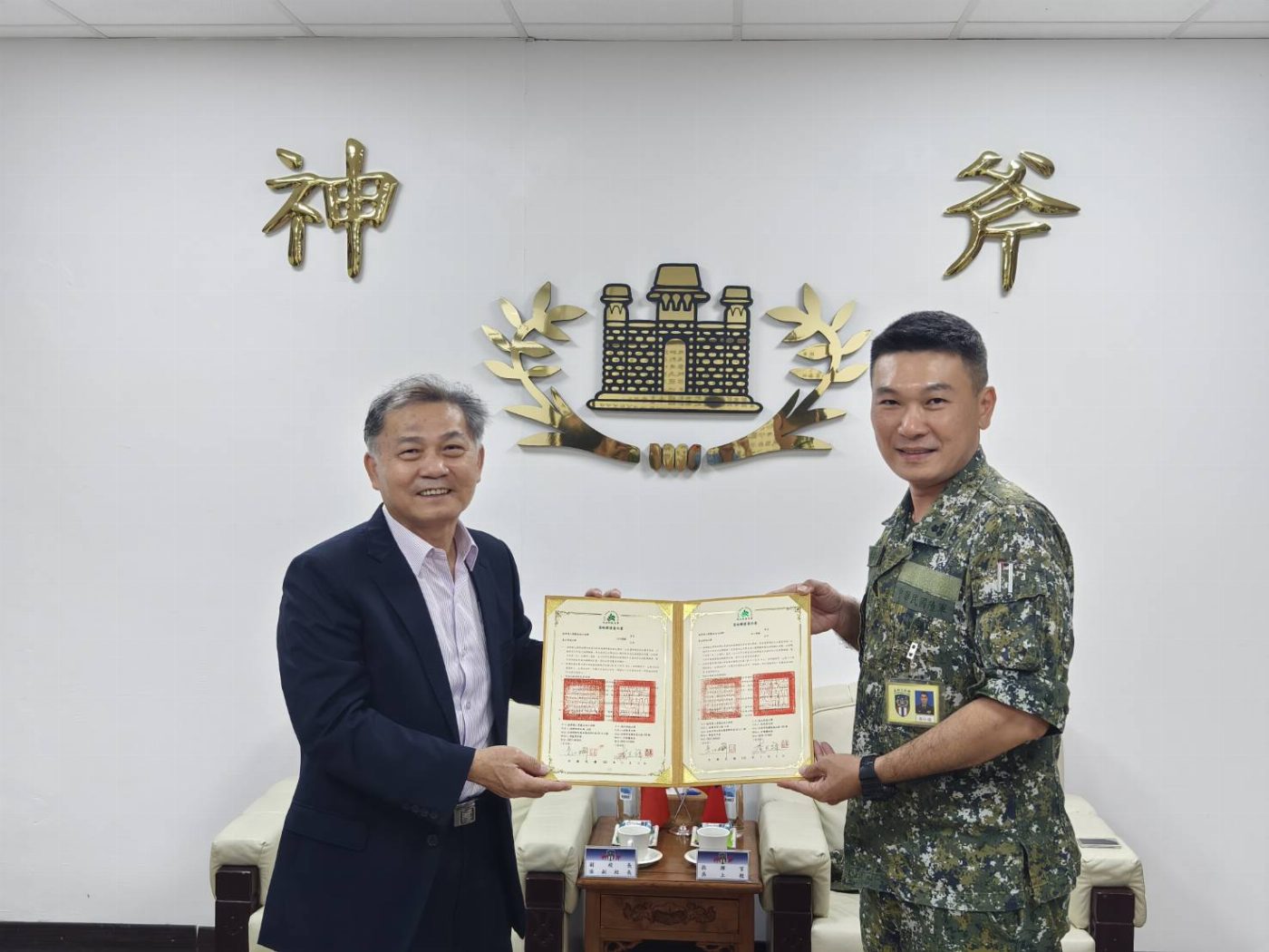 崑山科大攜手陸軍神斧部隊共同推動營區在職專班 強化環工知識
