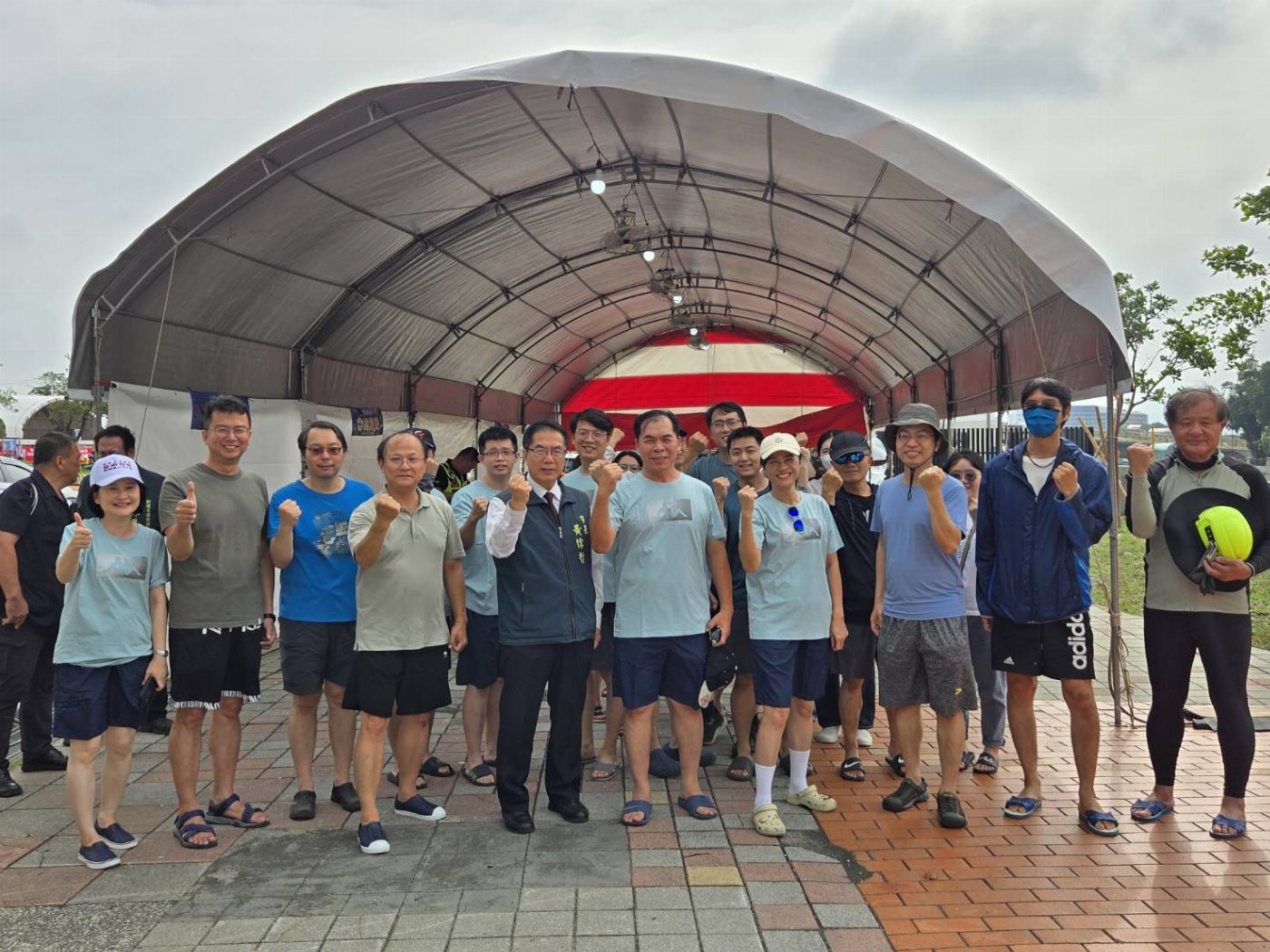 風雨無阻備戰龍舟賽  市長黃偉哲關心選手訓練與賽事整備
