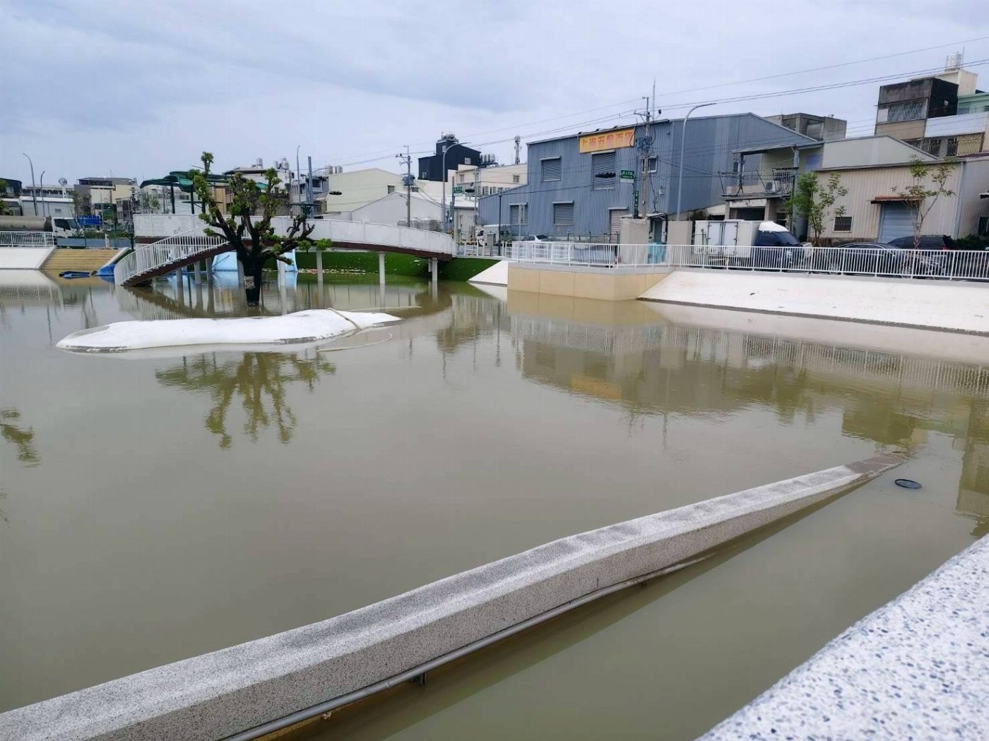 南市土地開發區規劃滯洪池，因應極端氣候強降雨，降低淹水災害