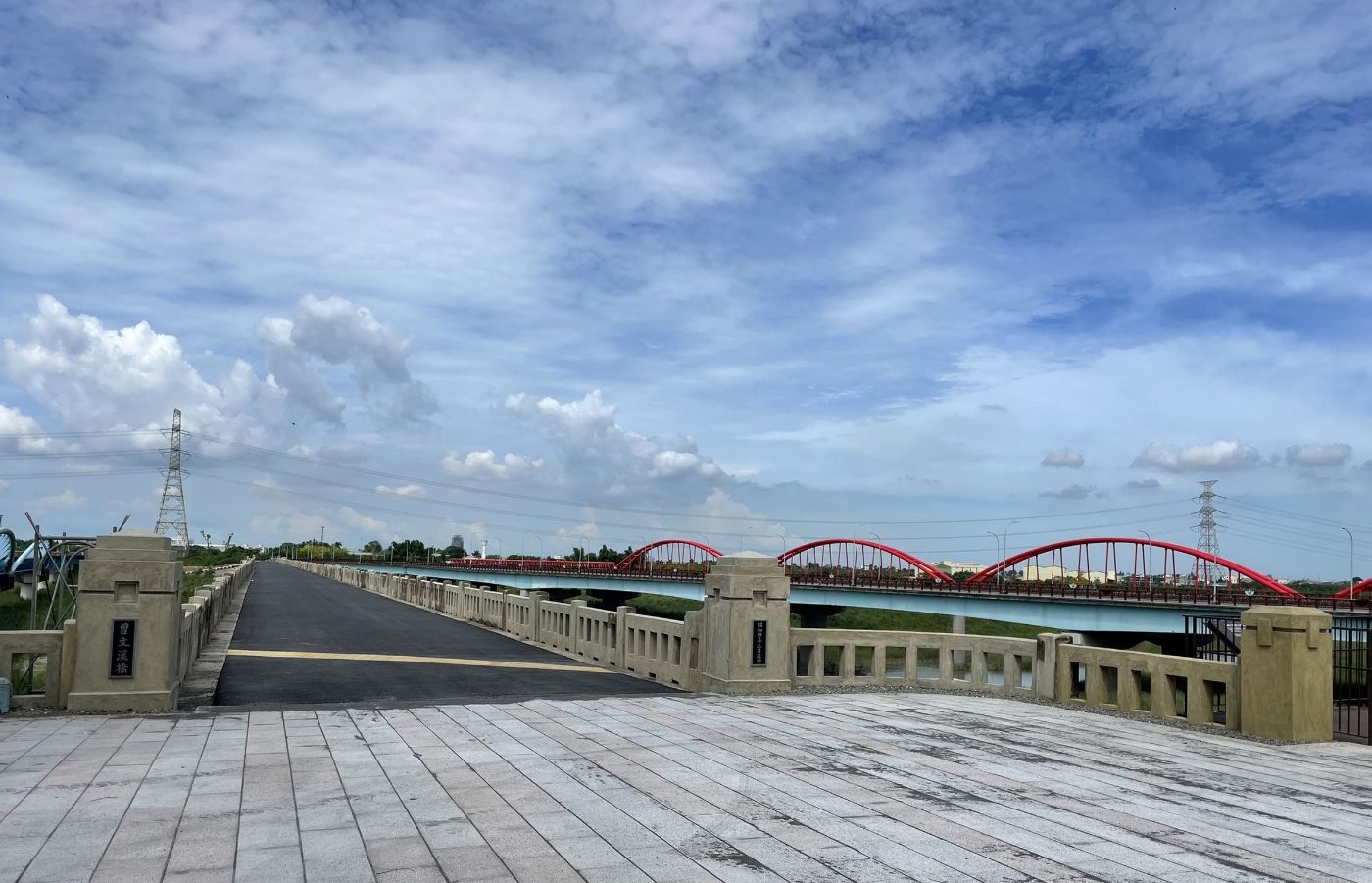 臺南市定古蹟嘉南大圳曾文溪渡槽橋修復竣工  北側入口廣場意象重現