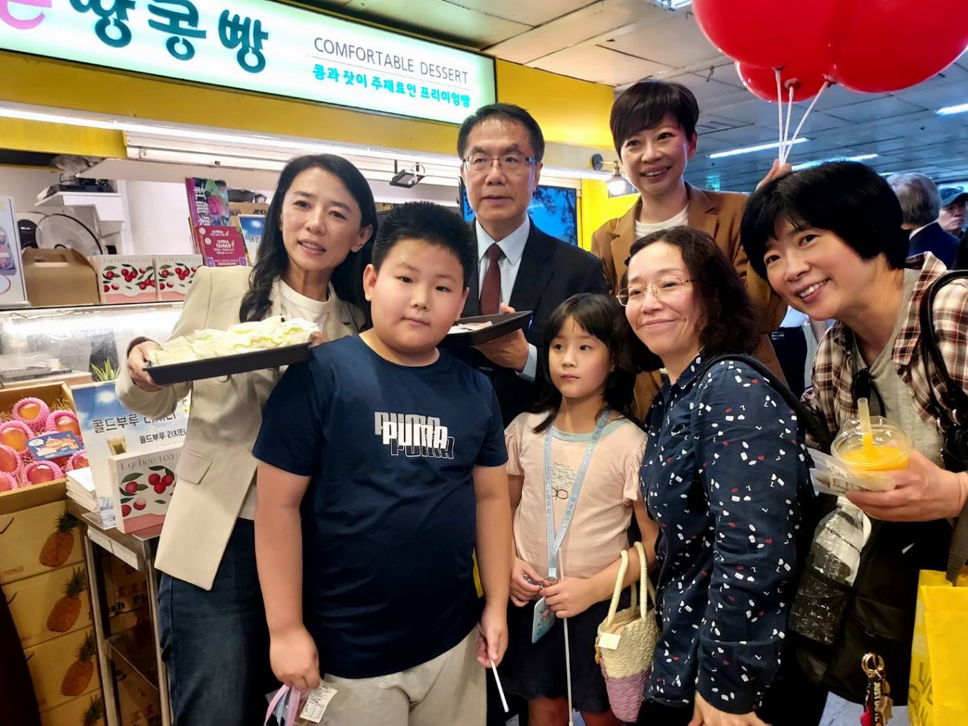 臺南農特產品快閃首爾地鐵商圈 熱情傳遞台灣風情