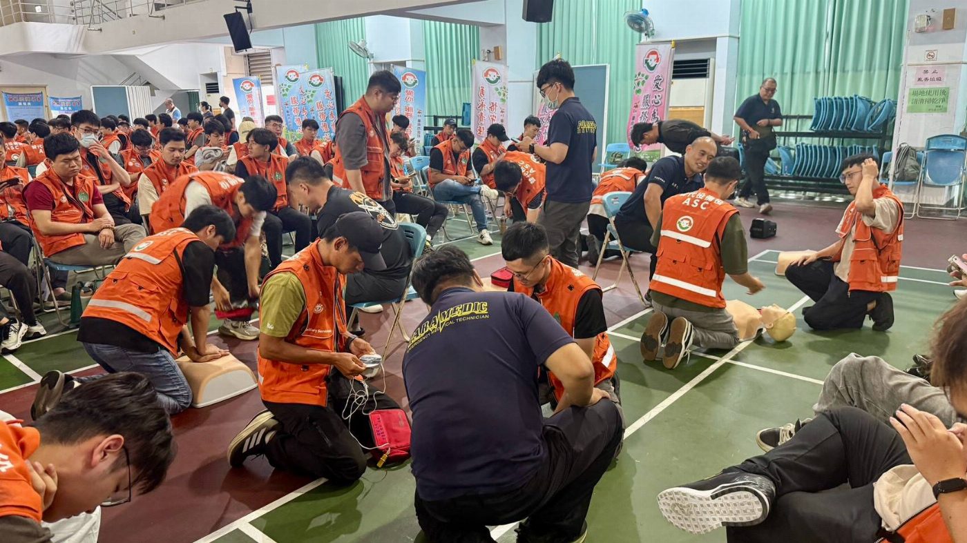 臺南市備役役男緊急救護訓練 強化社區安全網絡