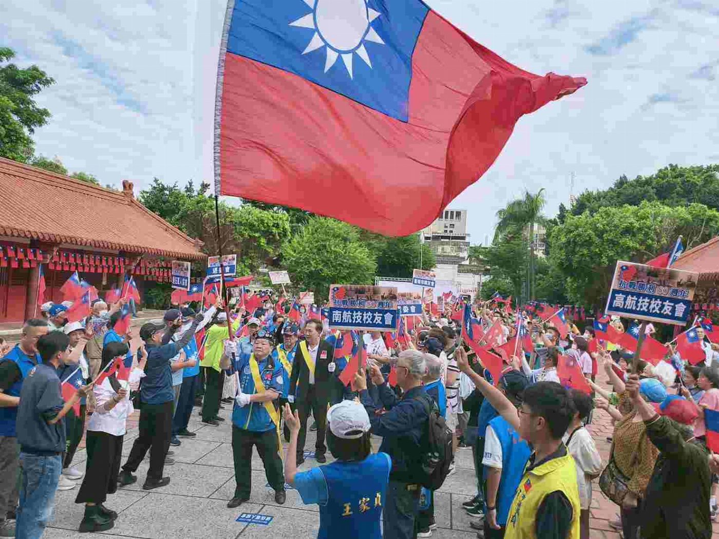 台南忠烈祠先賢先烈看見台灣光復80週年
