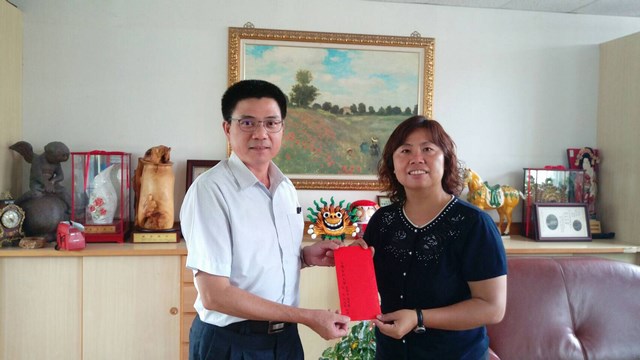 台首大慰問台東風災受創夥伴學校