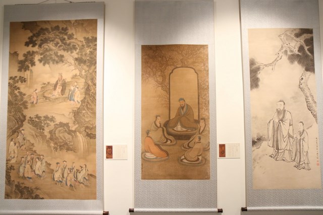 崑山科大展出孔子聖像圖 穿越千年時空認識哲人形象
