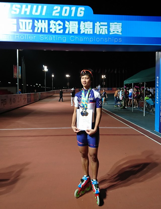 亞洲滑輪溜錦標賽  南大奪7金1銀3銅