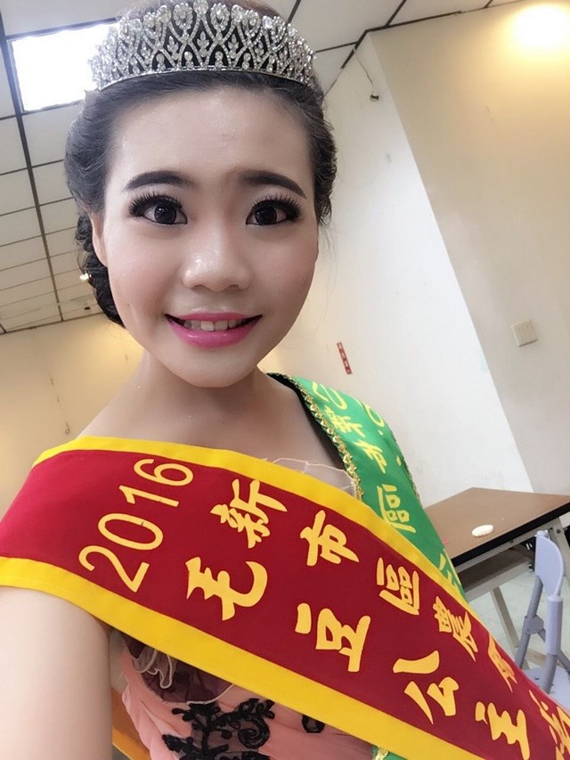 台首大烘焙系陳珮寧頂著毛豆公主光環參選台中花博大使