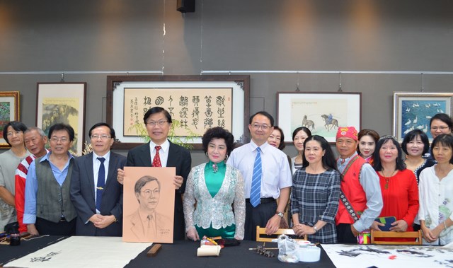 台南市藝術家協會與中華醫事科大合辦藝術家聯展