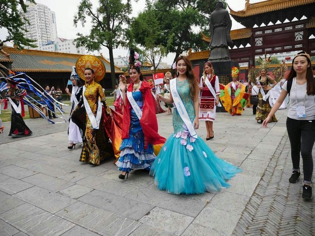 「史湘芸」出戰全球旅遊生態小姐決賽 崑山科大蔡雨庭獲獎