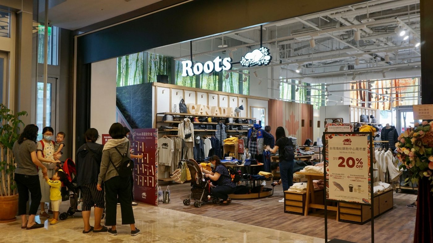 加拿大國民品牌Roots專櫃進駐南紡購物中心