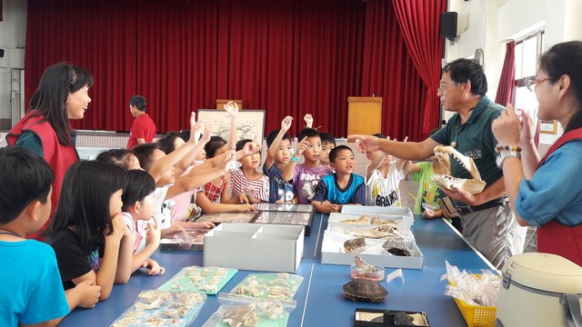 2017「化石趴趴Go～菜寮溪化石校園巡迴展」　首巡成功