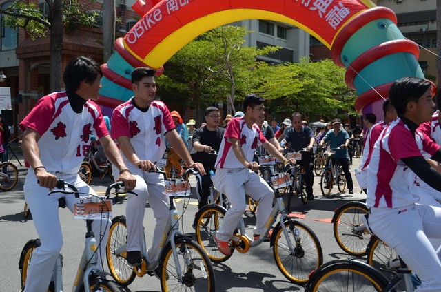 oBike 進軍南部拓點 首站6 月27日在中華醫事科技大學啟用