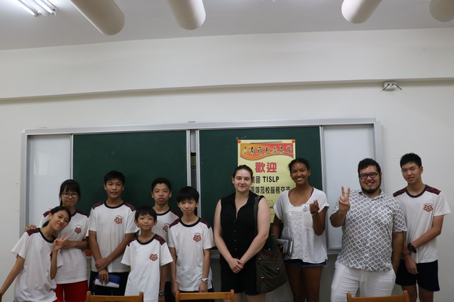 美國大學生赴光華入班服務  進行零距離文化交流
