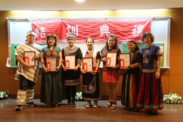 崑山科大執行沉浸式族語教學幼兒園計畫 16位新聘族語教保員結訓