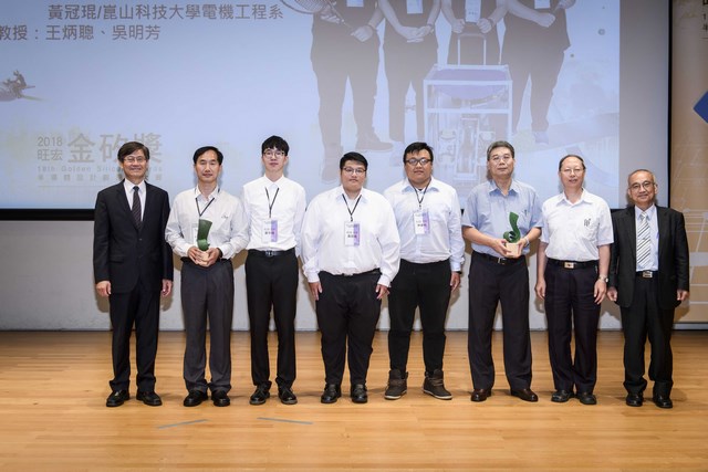 崑山科大「智慧型網球發球機」奪旺宏金矽獎銀獎