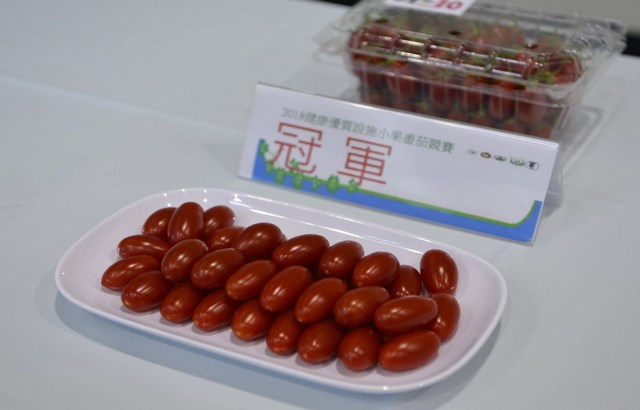 2018健康優質設施小果番茄冠軍出爐