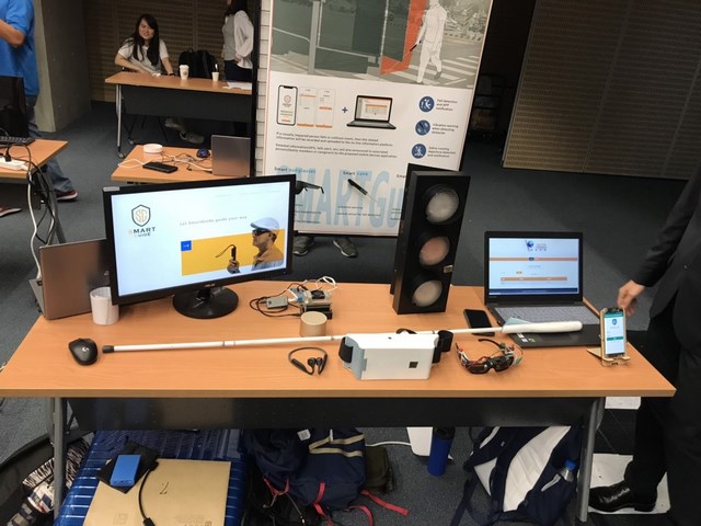 跨領域合作 南臺科大電子系+產設系參加2019長照與居家智慧應用科技設計國際競賽囊括第一名與第三名