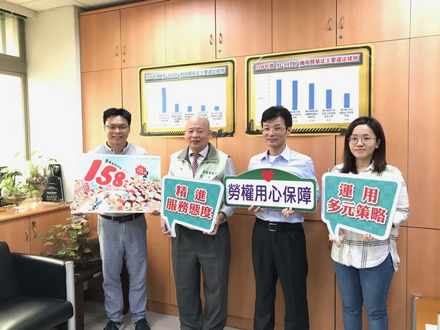 臺南市府勞工局運用多元策略 精進服務態度 為勞工權益把關