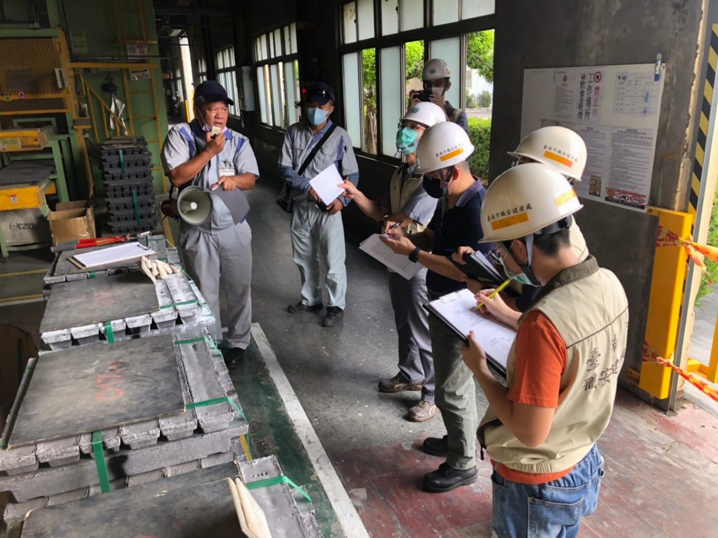 母性健康保護再強化，臺南市政府勞工局9月27日辦理鉛作業事業單位臨廠專案輔導