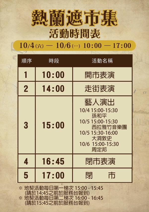 穿越三百年！熱蘭遮市集　中秋連假安平古堡開市
