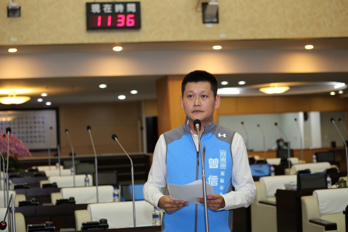 市議員曾信凱建議市府建立列管與追蹤訪視轄區內前科犯 