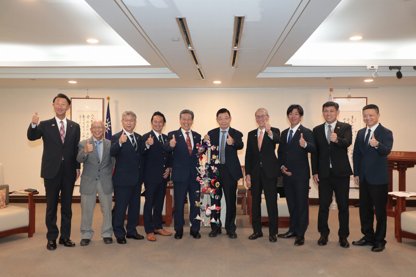 日本那珂市先﨑光市長締盟兩週年再訪 盼持續深化兩市友誼