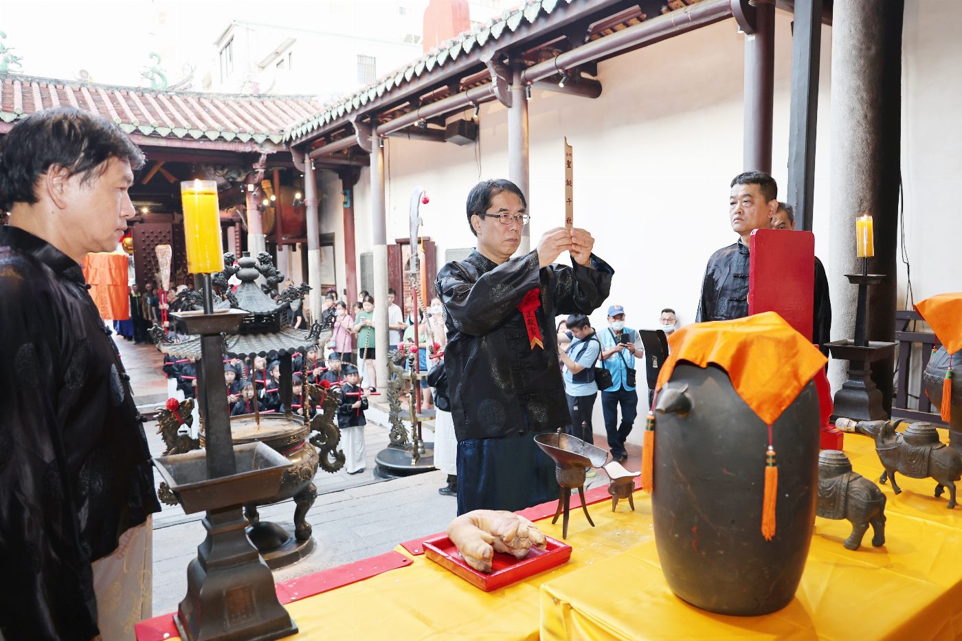 弘揚忠孝精神：臺灣祀典武廟秋祭大典，重現古老祭祀儀式