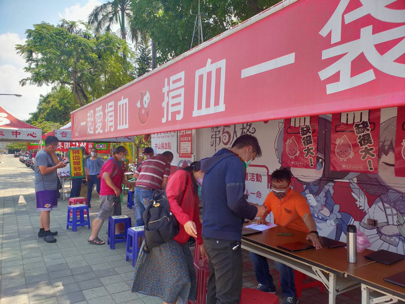 全台疫情嚴峻血庫不足  救國團歸仁區團委會挺身而出舉辦二場捐血救人活動