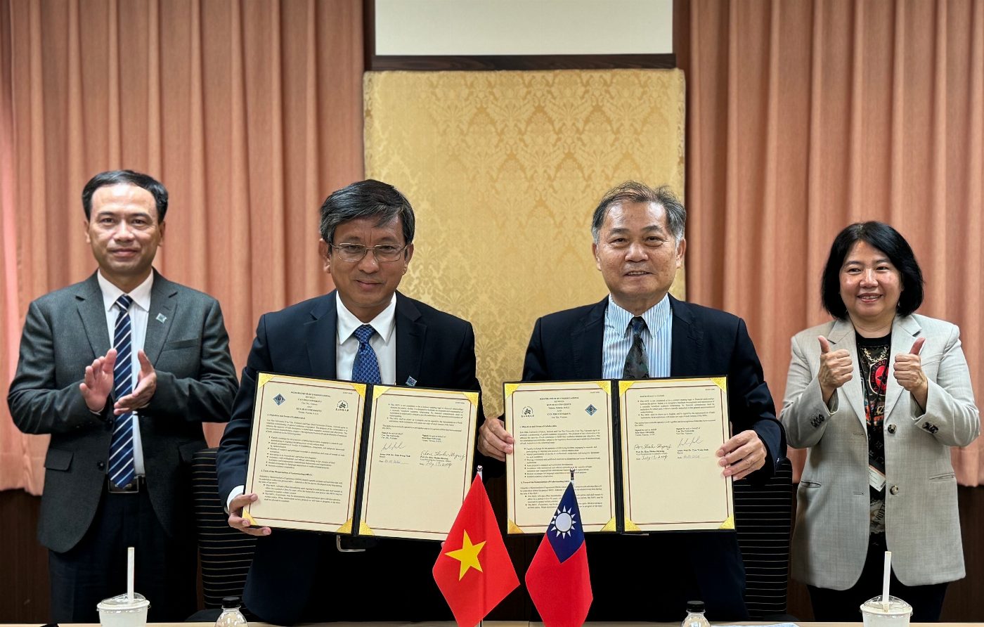 崑山科大攜手越南肯特大學簽署MOU 促新型專班推動
