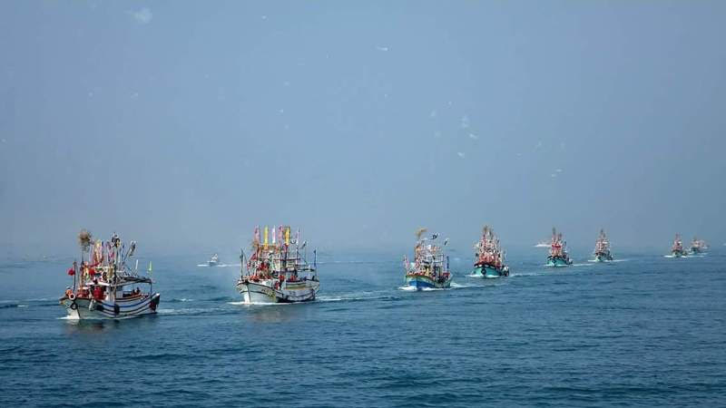 高雄林園鳳芸宮、台南安平靈濟殿4年1次的海上會香4月10日舉行 屆時安平區各廟大動員