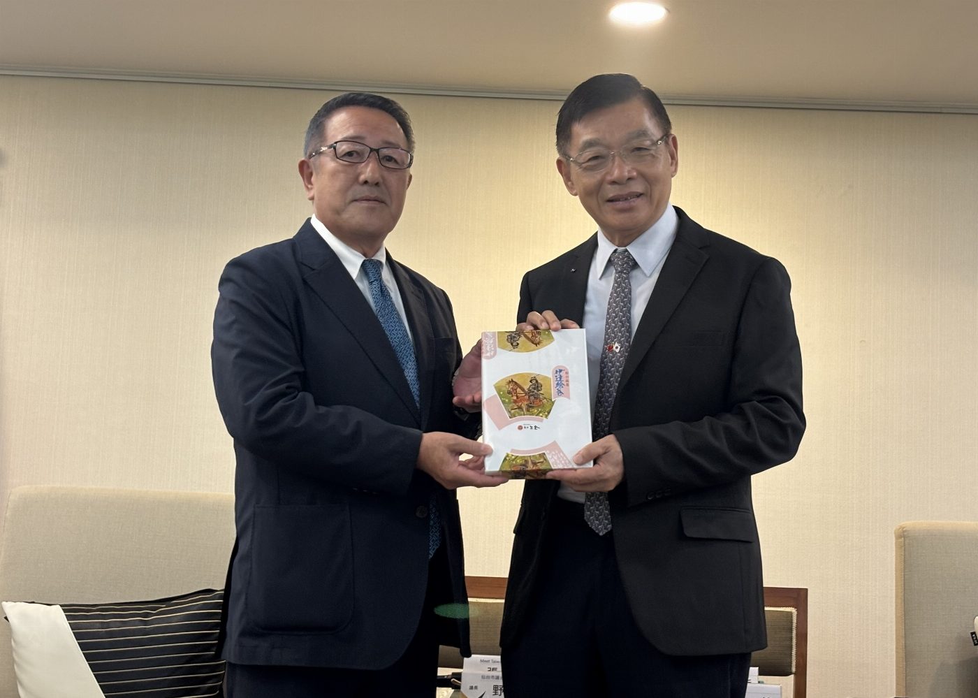 仙台議長拜會台南市府 聯繫兩地友誼關係