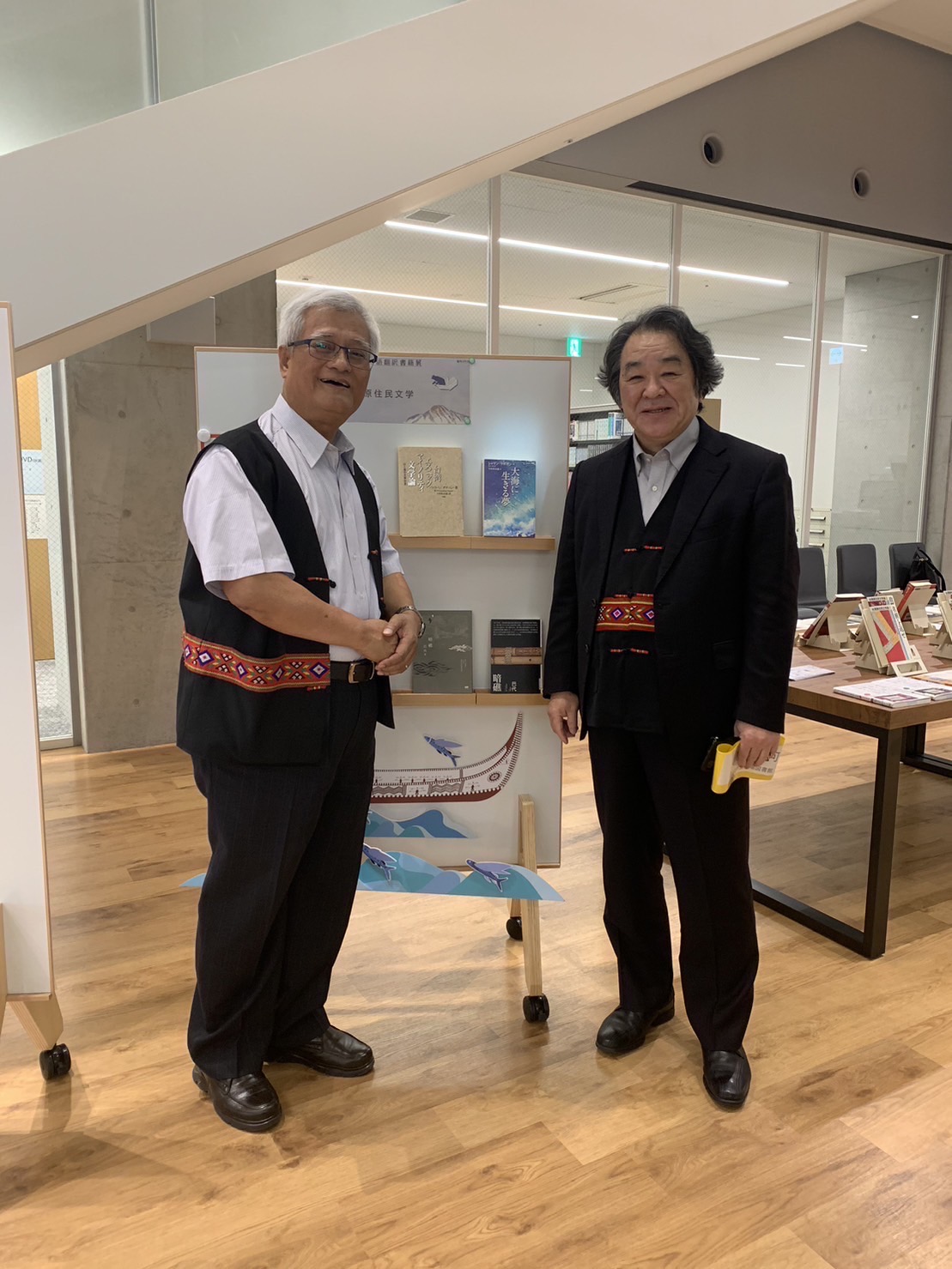 「臺灣文學日譯書展」大阪大學隆重登場 孫大川赴日與下村作次郎暢談原住民族文學