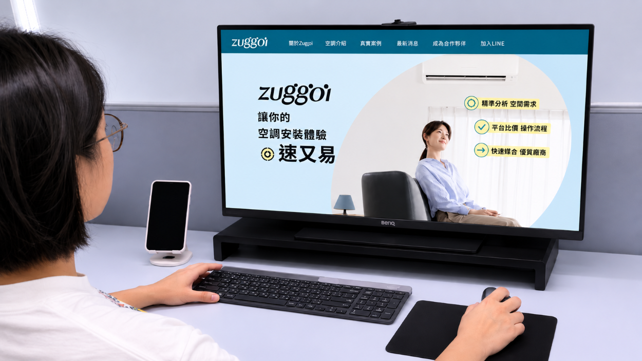 圖片03 _ 消費者可透過Zuggoi平台完成需求分析、設備建議與廠商媒合,快速掌握安裝方向與預估價格區間 圖片03 _ 消費者可透過Zuggoi平台完成需求分析、設備建議與廠商媒合,快速掌握安裝方向與預估價格區間