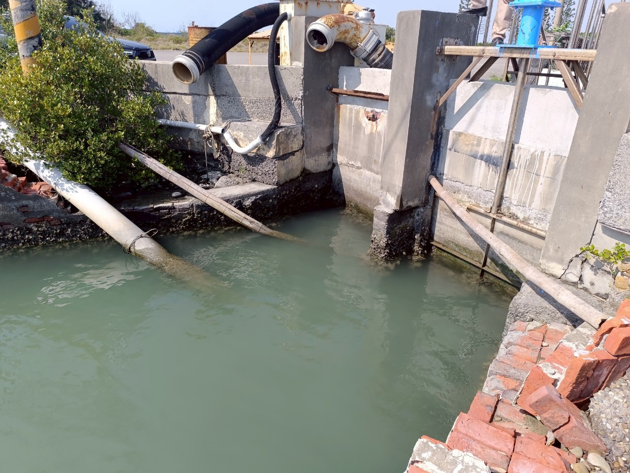 黃偉哲市長：持續強化區域防洪量能，南市七股區13號水門改建完成