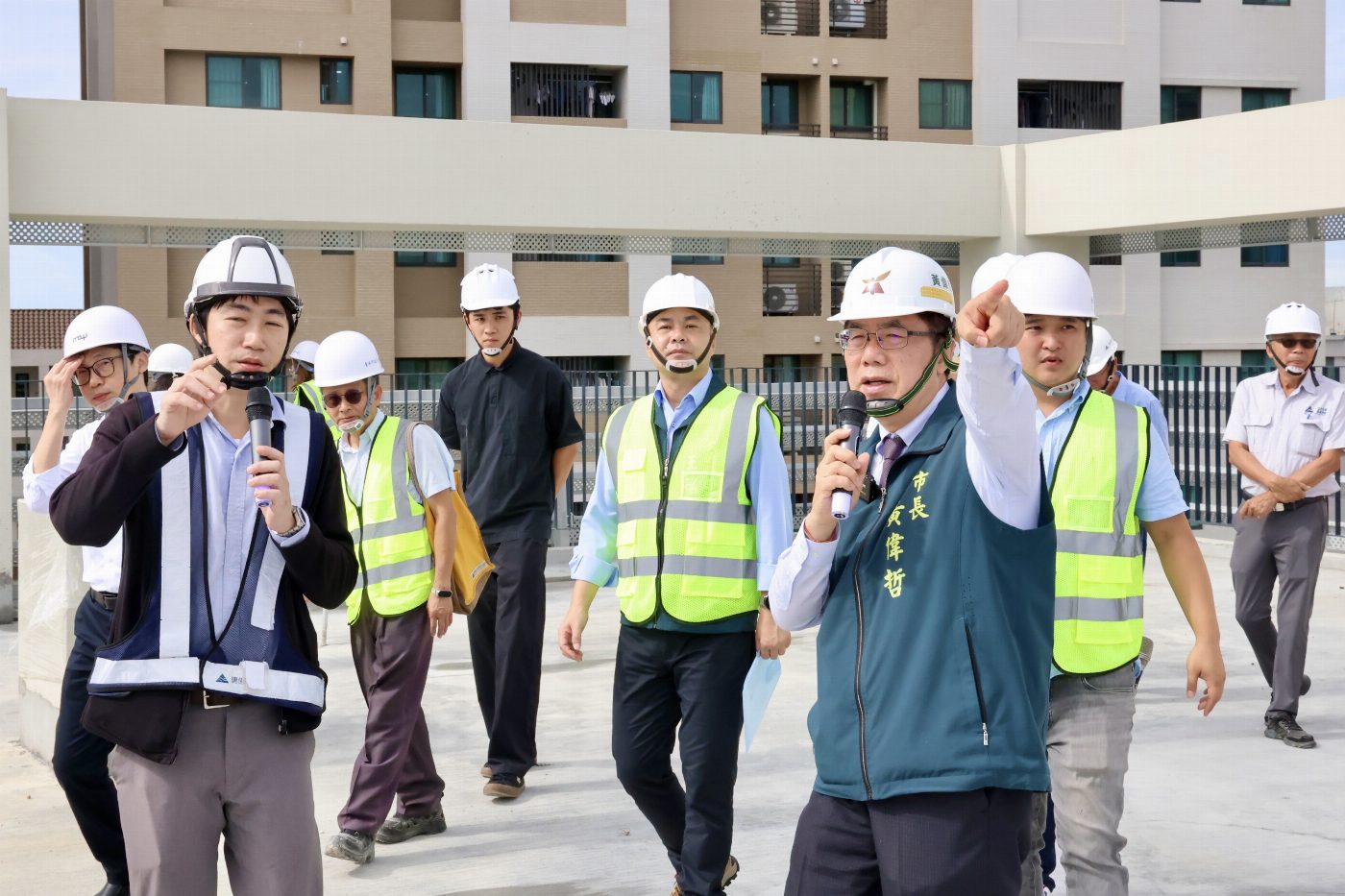 善化LM陽光電城立體停車場11月將完工啟用 黃偉哲視察盼打造新地標