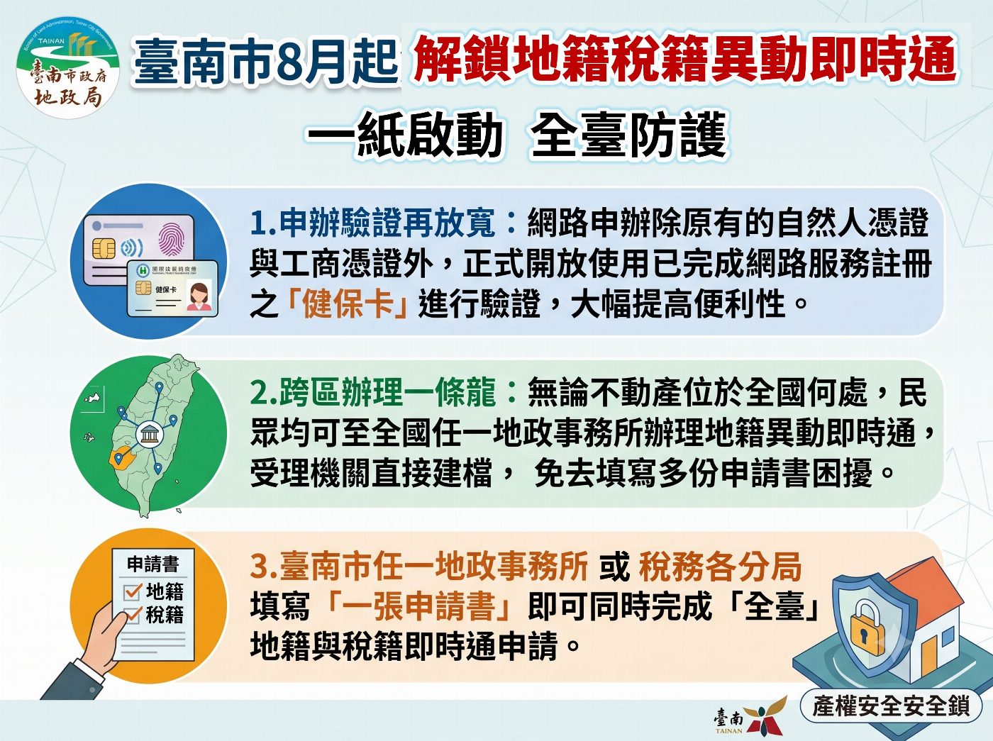 臺南市即時通服務 協助全台防詐增權利