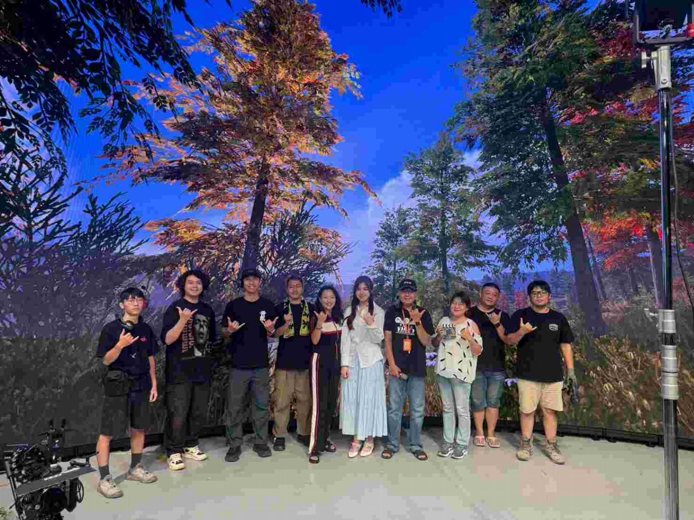 崑山科大視訊系LED虛擬攝影棚打造大愛劇《我們六個》片尾MV 大展產學實力