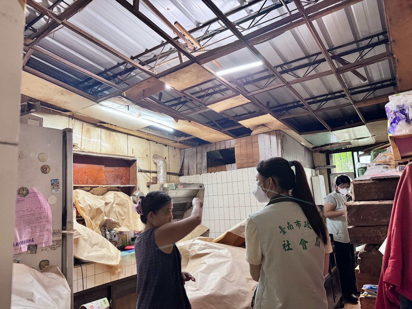 安南區火災爆炸後 市府發動全力救援與關懷民眾