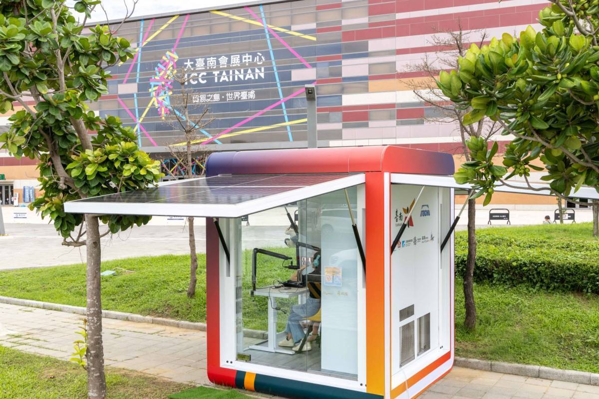 國內首座綠能供電智慧杆臺南落實數位永續雙軸轉型