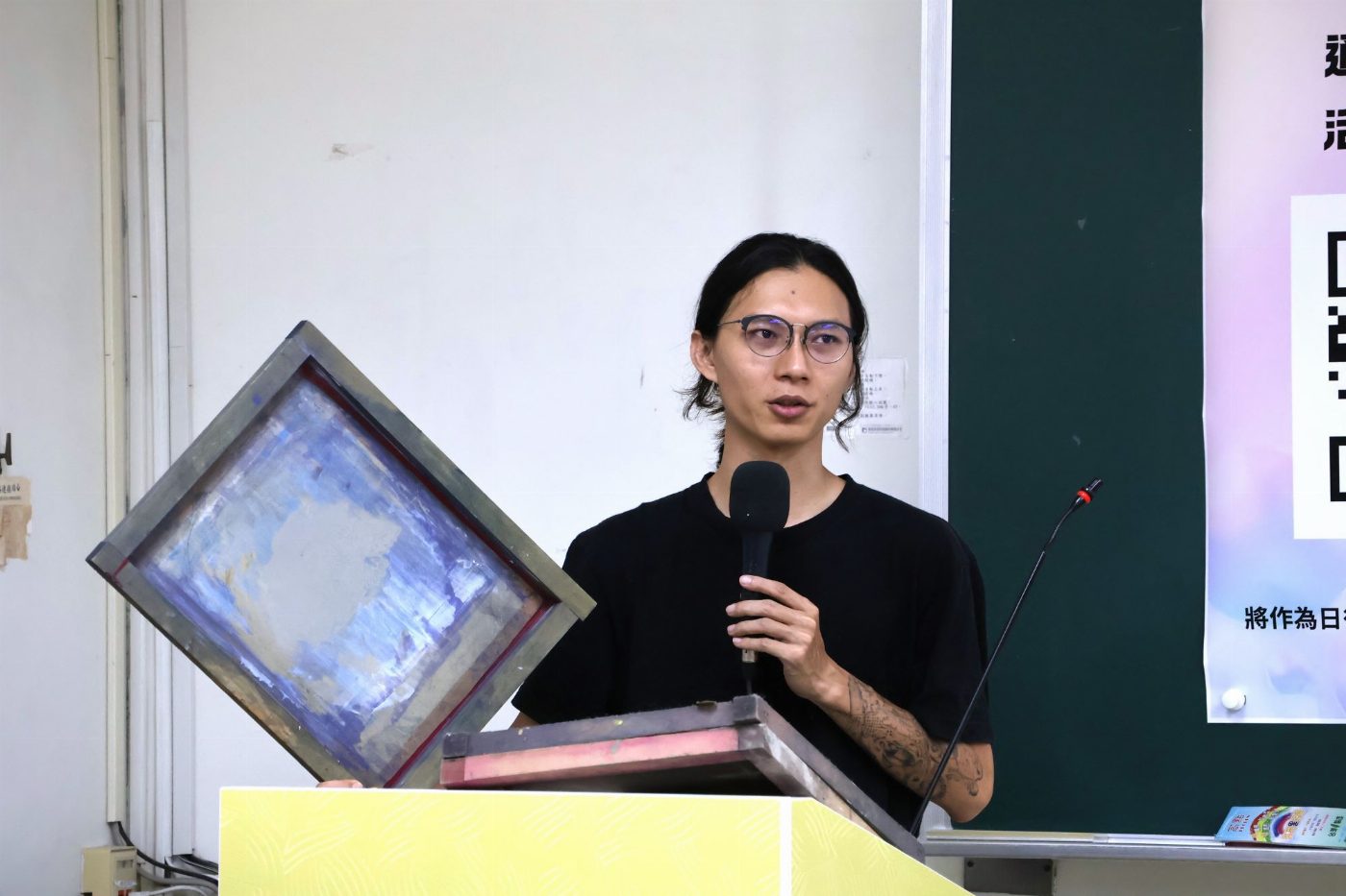 南大通識教育中心與圖書館共同舉辦「絹印臺南工作坊」