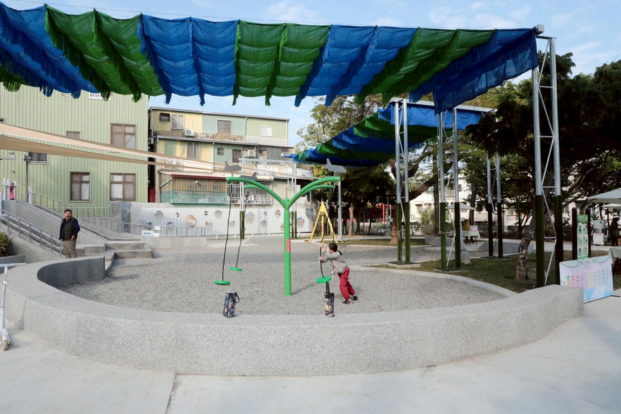 台南北區親子新亮點 黃偉哲開箱「北園公園—元寶樂園」特色遊戲場