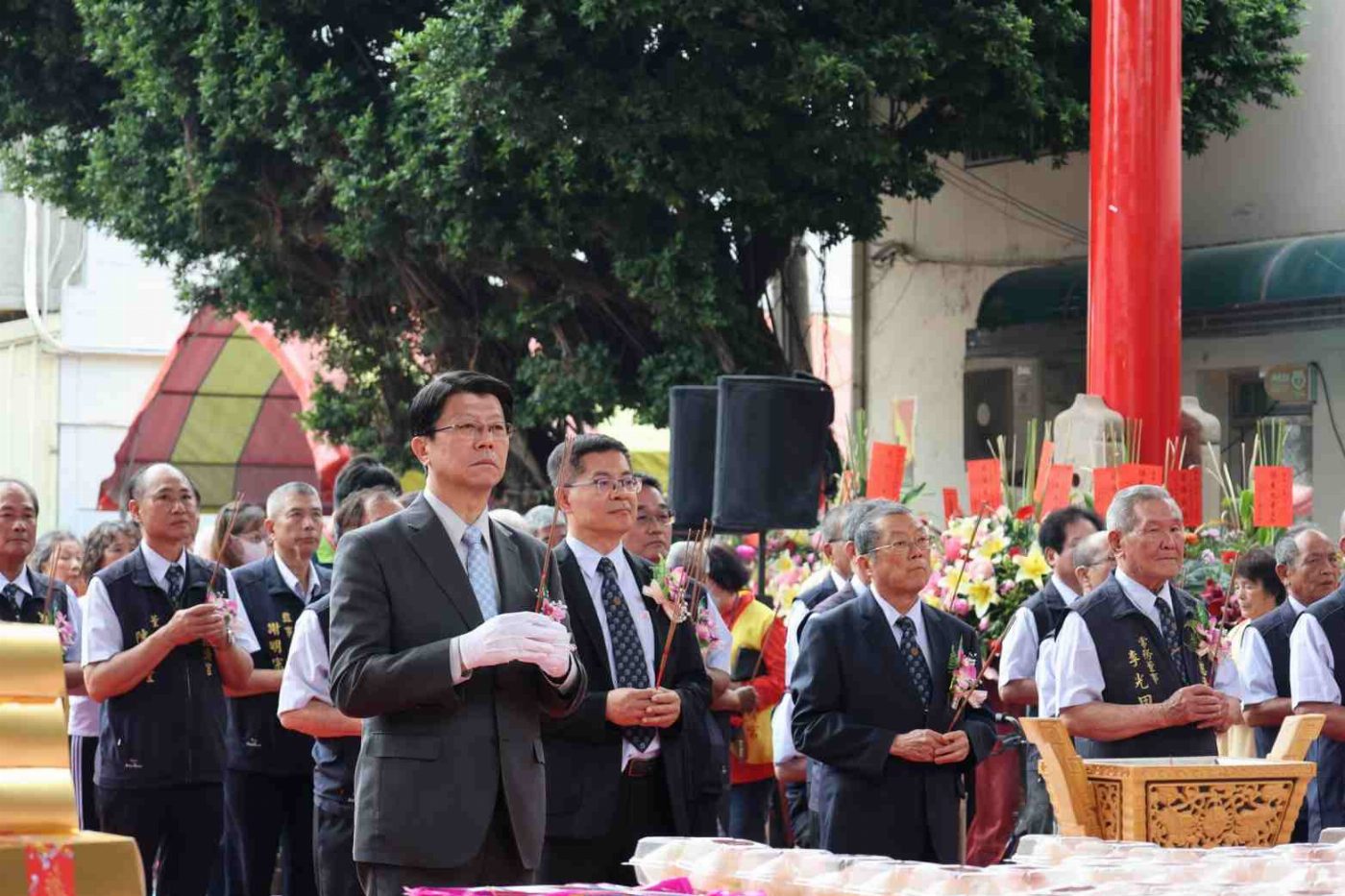 學甲慈濟宮舉辦保生大帝1047聖誕千秋祝壽邀學甲13庄國小學生藝陣表演