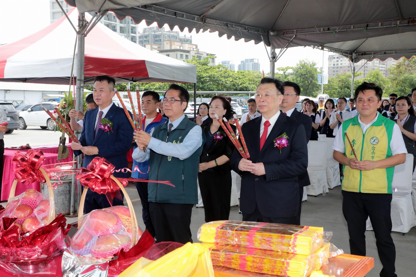 「安平港鴻居」上樑 盼打造國際港灣觀光新亮點