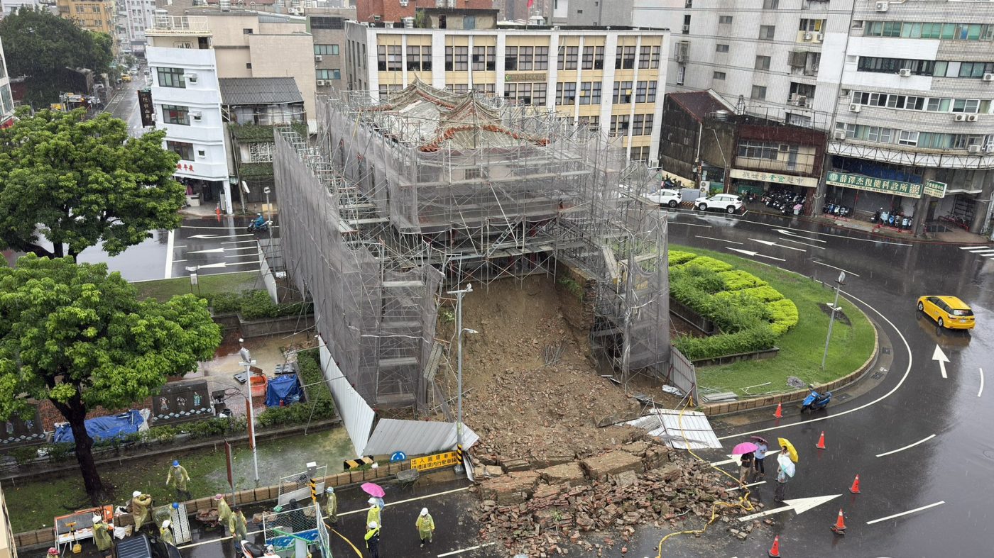 強降雨「古蹟隱形傷口灑鹽」  大東門城啟動監測強化結構與排水防護