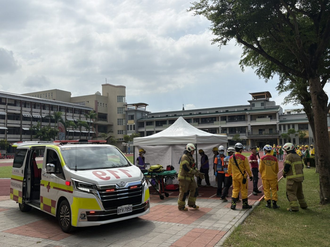 模擬地震災情，南區學區強化「自主應變」與「輕搜救」能力