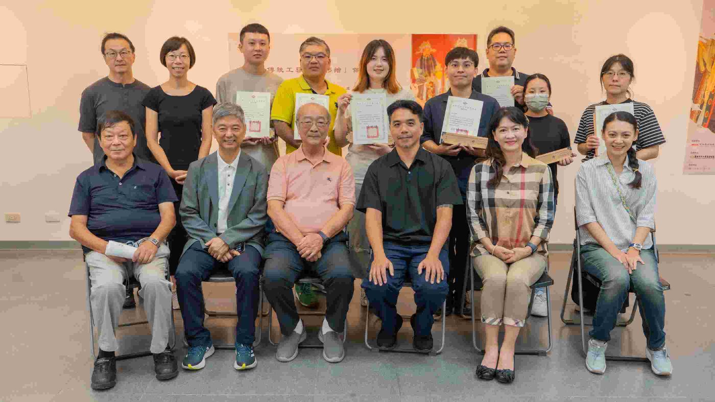 傳統工藝–「彩繪」保存者   傳統技藝薪火相傳 潘岳雄老師彩繪研習圓滿落幕