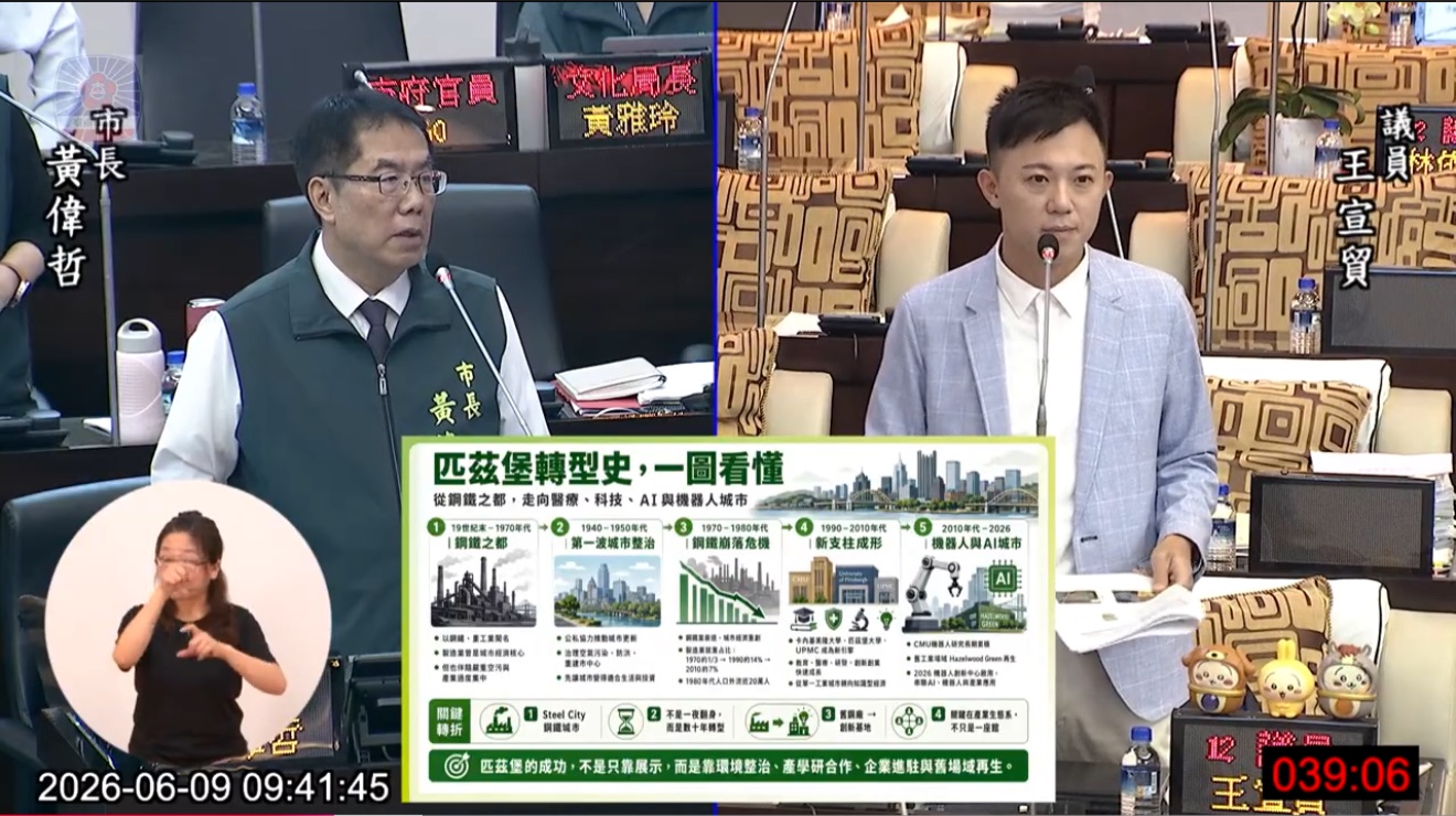打造台灣匹茲堡！王宣貿提四大發展戰略　為大新營創造人口移入新動能