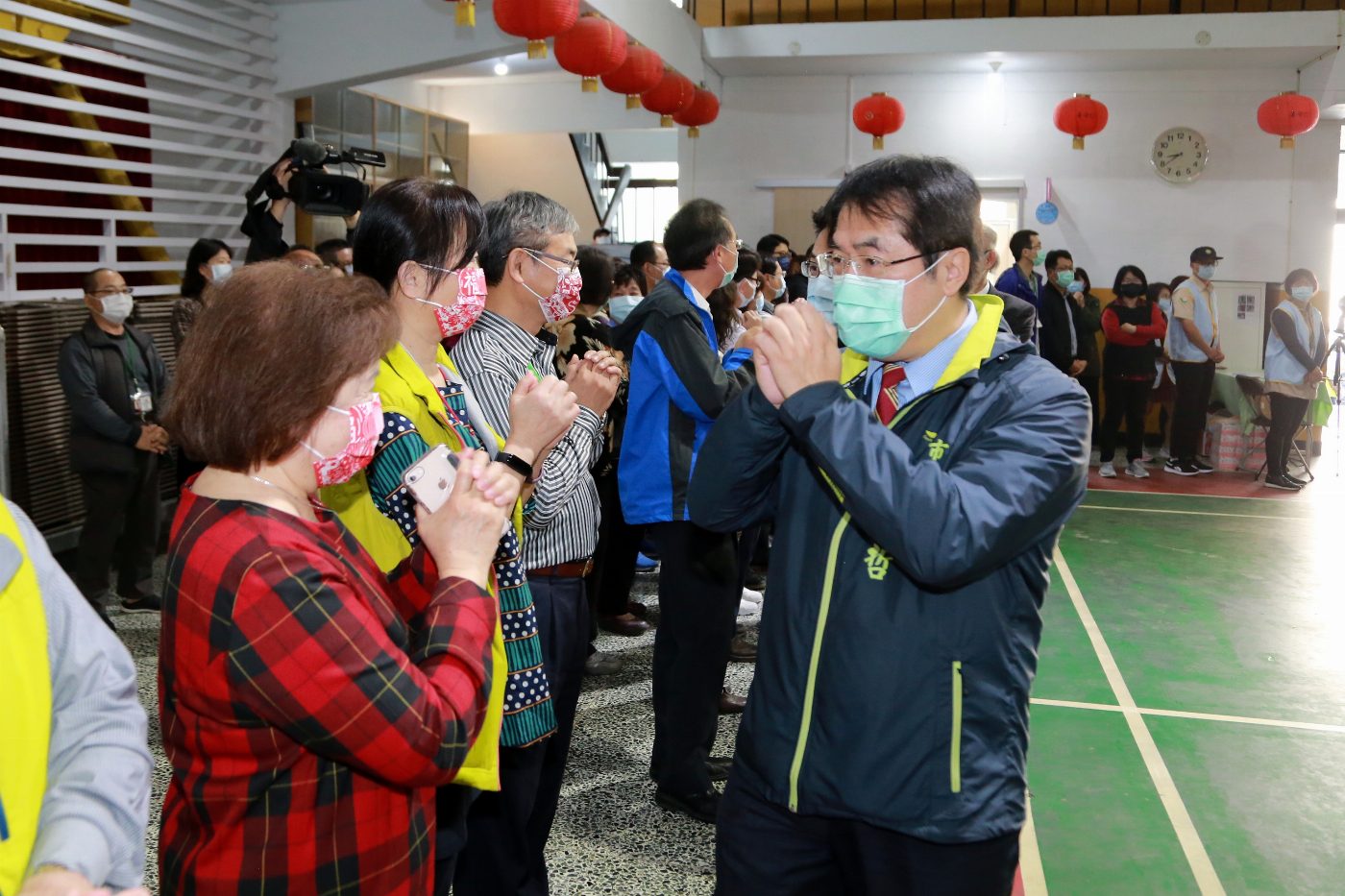 南市府新春團拜高規格防疫 黃偉哲勉勵市政進步民眾服務品質更趨提升