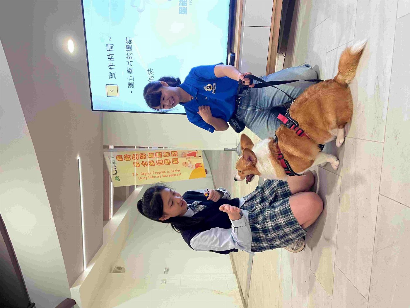崑山科大與新營高中大手牽小手 寵物訓練、藝術拼貼體驗  促進跨文化互動